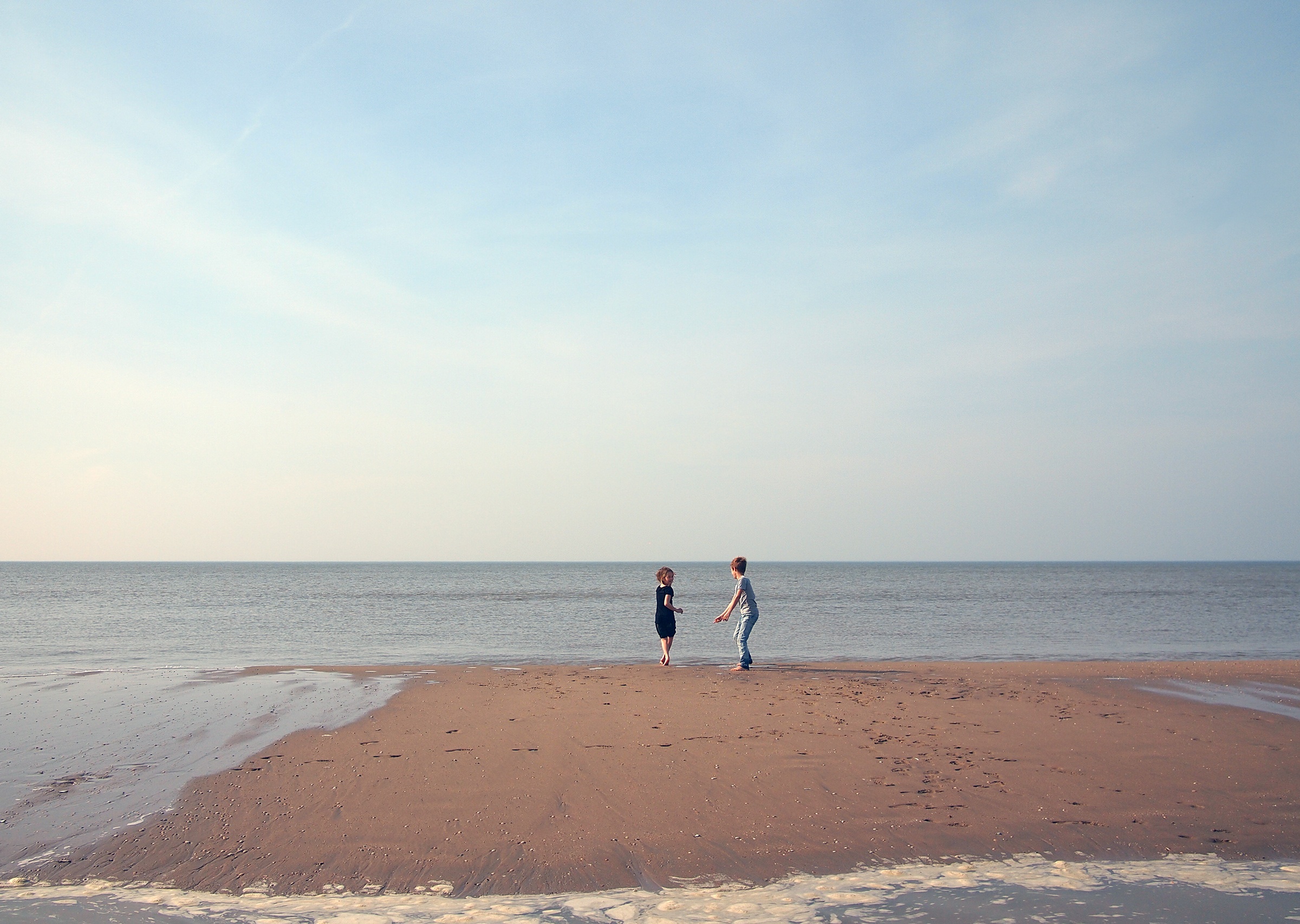 fototapeta dzieci na plaży
